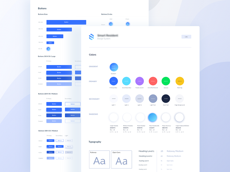Design System for Facility management platform by Loni Asenova on Dribbble