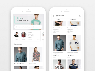 Fashion Showcase app black fashion showcase app grey iphone minimal mobile nexus ui ux white