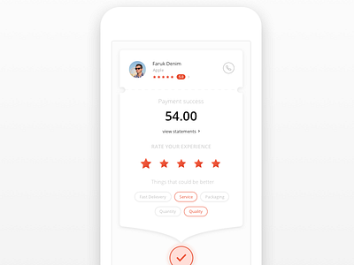 Rating Card animate card iphone mac price rate rating ui ux white