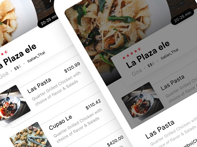 Food delivery app UI - 1