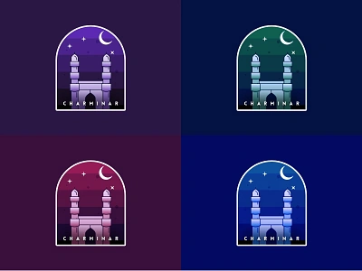 Charminar - Badge - Color Tone charminar hue palette tone ui visual