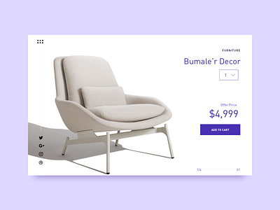 Furniture Design Branding desgin furniture purple web design website