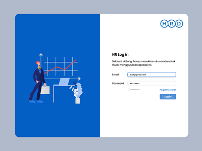 HRIS Login ui