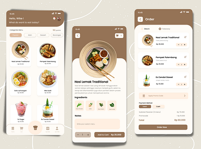 Online Food App ui