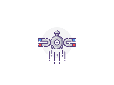 Magnemite flat lineart magnemite pokemon