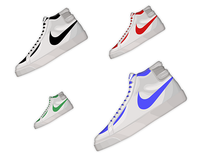 | Weekly Challenge design figma graphic design illustration nike rebound shoes vector