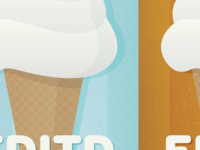 Icecream illustration rounded