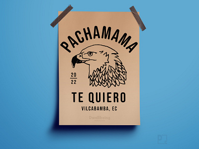 Pachamama apparel art badge design branding design drawing flat graphic design illustration layout logo minimal poster design typography vector