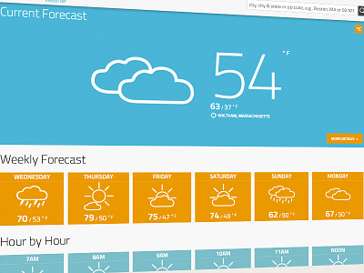 Weather concept design redesign ui weather