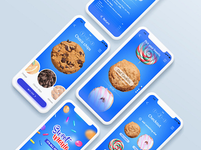 Sweet Mania App Design