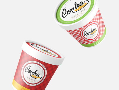 Corba House Packaging Design branding design food packaging food packaging design logo packaging packaging design vector