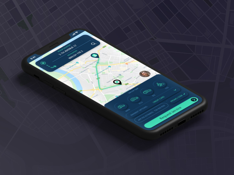 Car Hailing App Design by Nikola Ljubicic on Dribbble