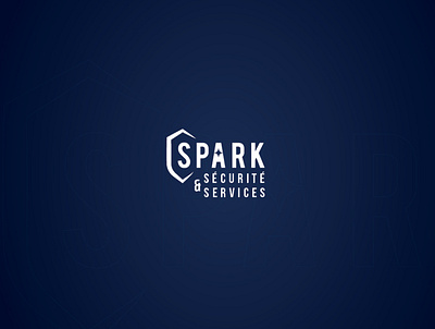 SPARK branding design logo minimal typography