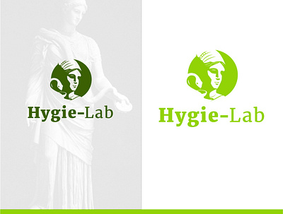 HYGIE-LAB branding design illustration logo vector