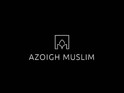 Azoigh Muslim branding design logo minimal