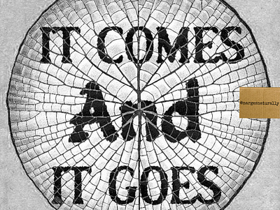 It comes and it goes (part 2) art artist design graphic design illustration quotes typography visual art