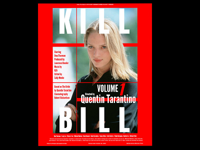 Kill Bill Volume 1 Poster film poster graphic design