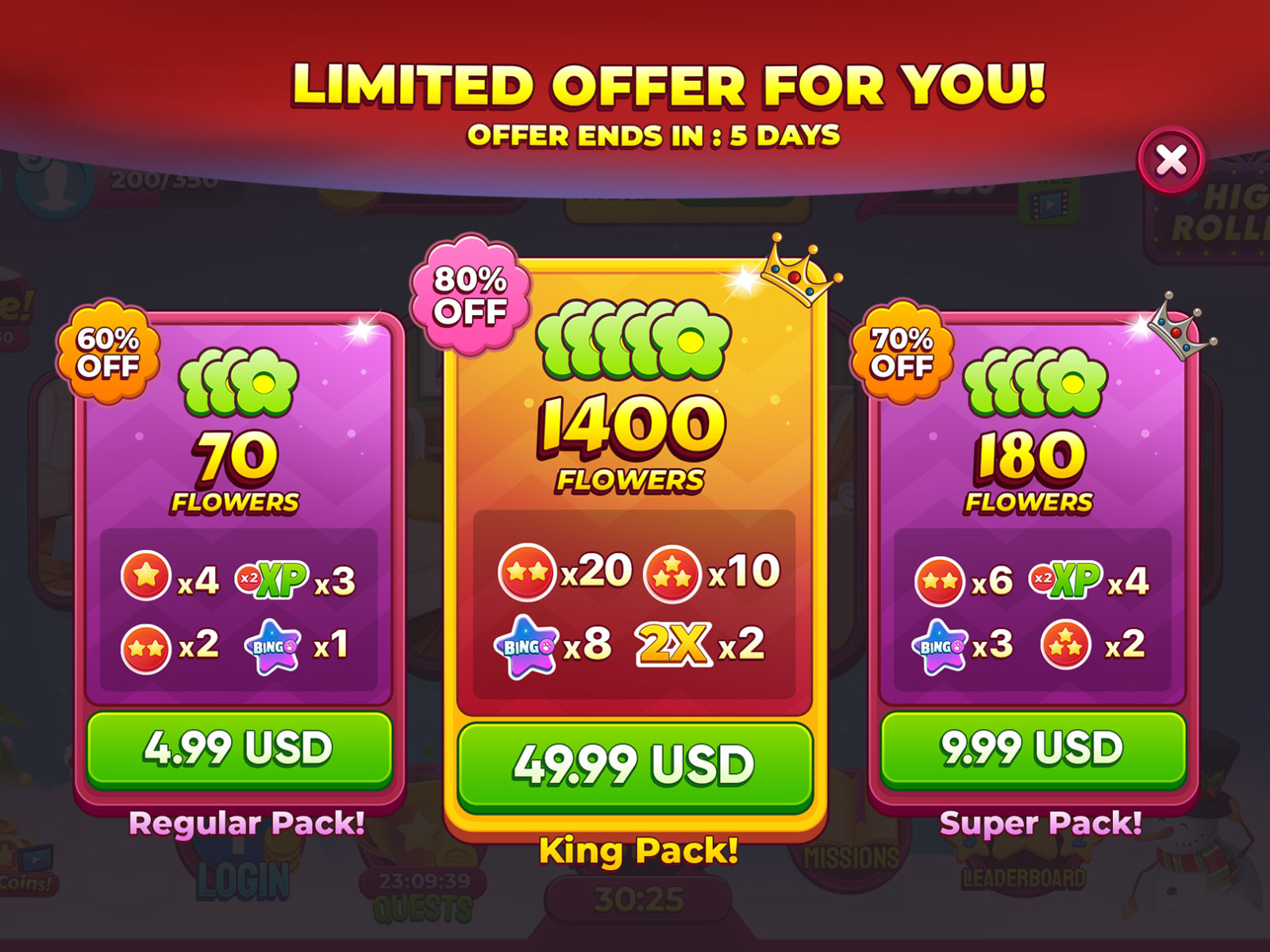 Bingo Offers! by Mohamed El-Tobgy on Dribbble