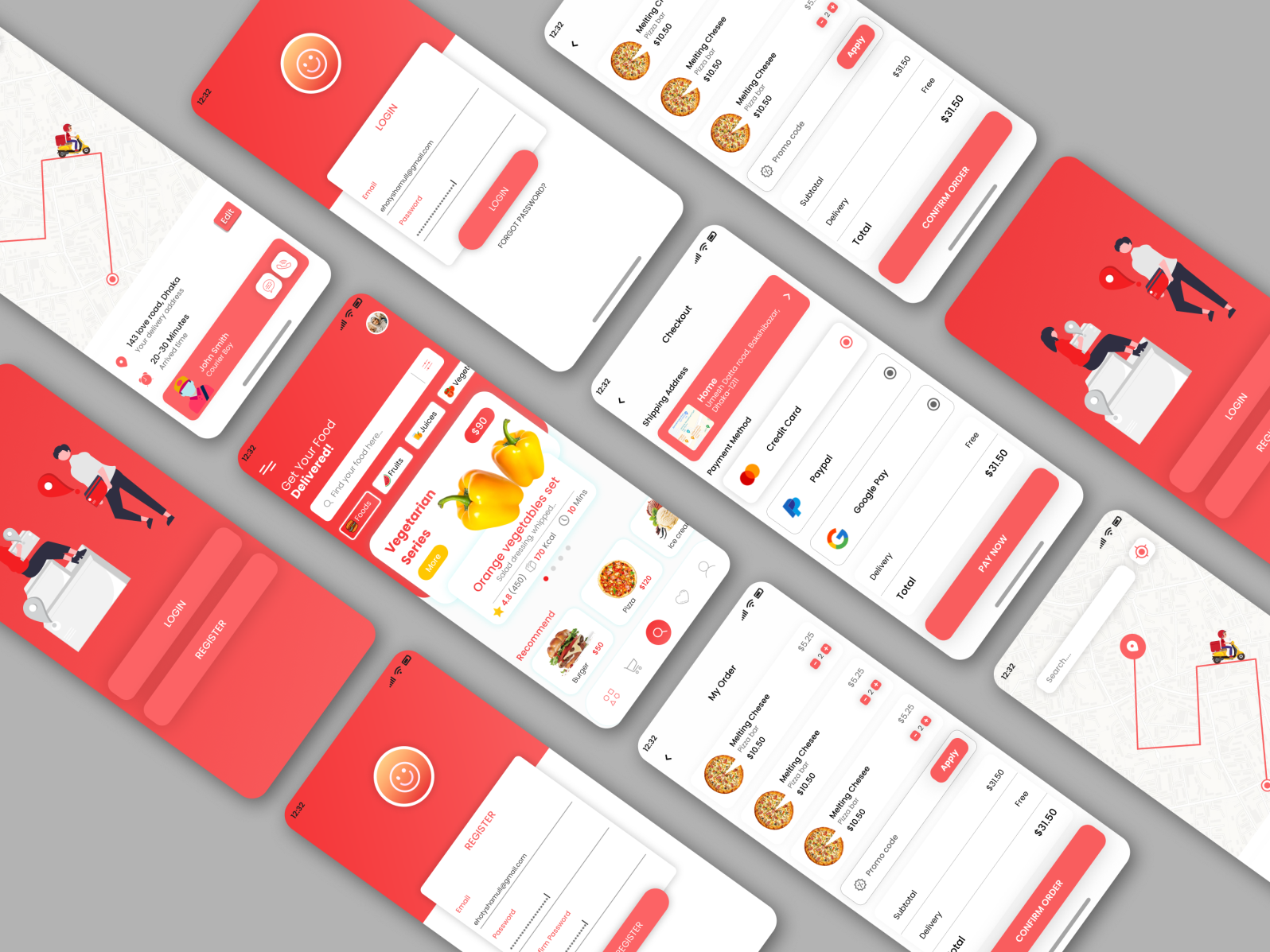 Food Delivery App Ui Kit By Joy On Dribbble 6309