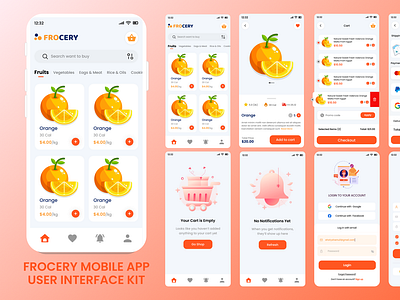 Grocery shop ui kit