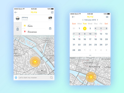 NAVI-trip's date-001 date group navigation setting travel