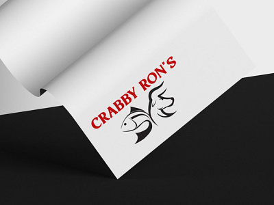 Crabby Ron's Logo branding design graphic design illustration logo print typography vector