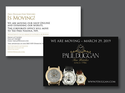 "We Are Moving" Direct Mailer branding collateral design direct mailer graphic design indesign photoshop print typography