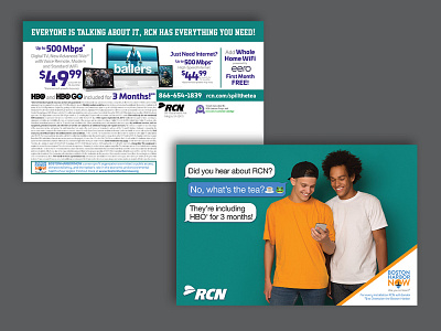 RCN - Fall Rush Direct Mailer branding design direct mailer dm graphic design indesign photoshop print print design