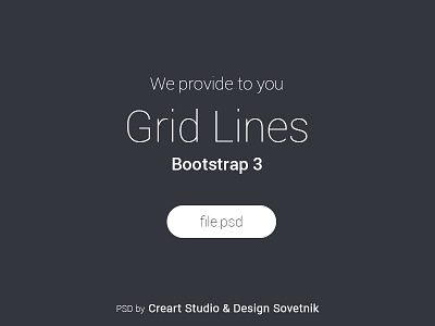 PSD Grid Lines bootstrap grid lines psd responsive system