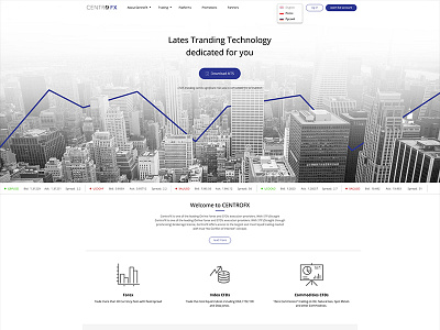 Landing Page Centro FX