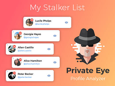 Private Eye - Instagram Stalkers List