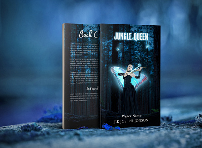 Book Cover Design book cover design cover design jungle queen book cover poster design social media post design