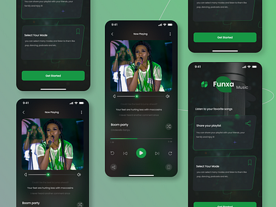 Music app concept design