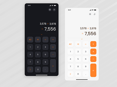Calculator app design graphic design ui ux