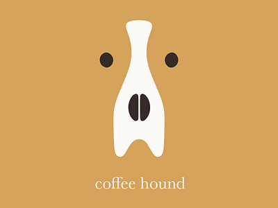 Coffee Hound branding coffee design hound logo