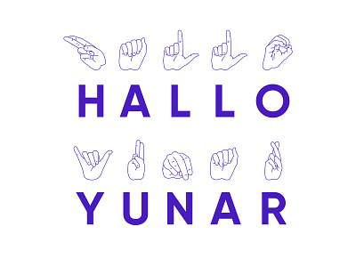 Sign Language app hands illustraion illustrator sign language