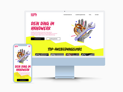 HandsUP branding design illustration image making
