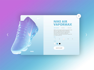 Nike Fun clean flat minimal minimalism nike ui ux web