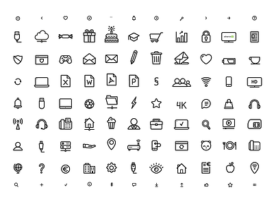 Icon set design branding computer graphic design icon icon set internet phone telecom