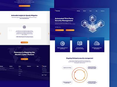 Cyber Security boxes gradient graphic design illustration ray ui website world