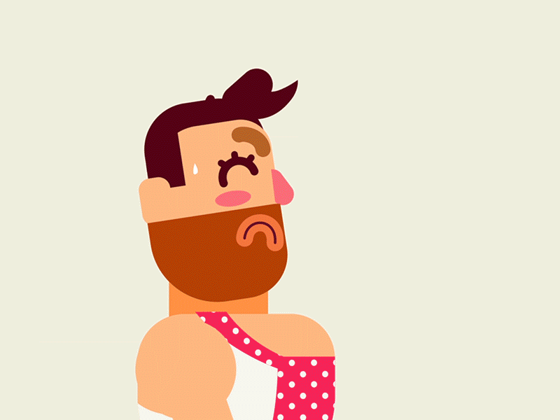 Fat dude by Jacco de Jager on Dribbble