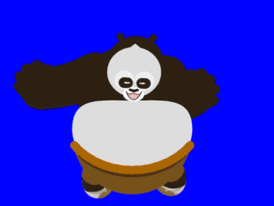 Po dancing chansmokers dancing edm kungfupanda panda po rose