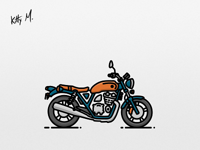 Standard motorcycle (thick series) icon motorbike motorcycle standard