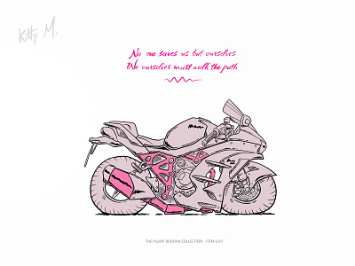 Fat sport-touring motorcycle buddha fat illustration motorbike motorcycle plump sport touring