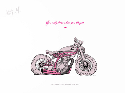 Fat bobber motorcycle bobber buddha fat illustration motorbike motorcycle plump