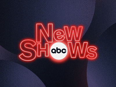ABC's 'New Shows' Collection Logo abc branding design graphic design logo marketing new shows typography