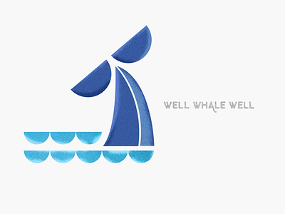 Well whale well colorful geometry illustration whale