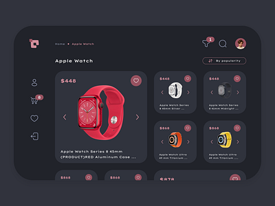 E-Commerce app apple apple watch design e commerce store ui ux watch