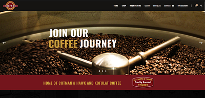 Join Our Coffee Journey: UX Re-Design coffee cro ui ux website