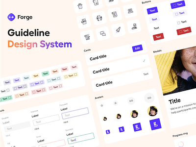 Guideline Design System b2b b2b design system b2b2c case study component interactive states component library components cross platform design system design pattern design system design system documentation design system guidelines design token library design tokens enterprise ux figma design system fintech platform agnostic design system product design style guide